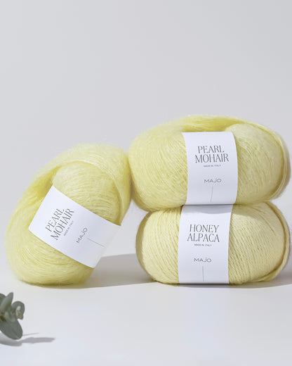 New! Pearl Mohair - BANANA