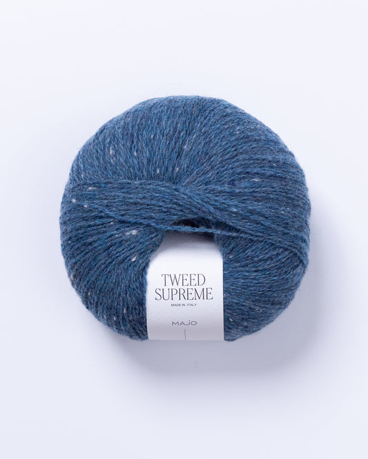 Tweed Supreme - PETROL BLUE