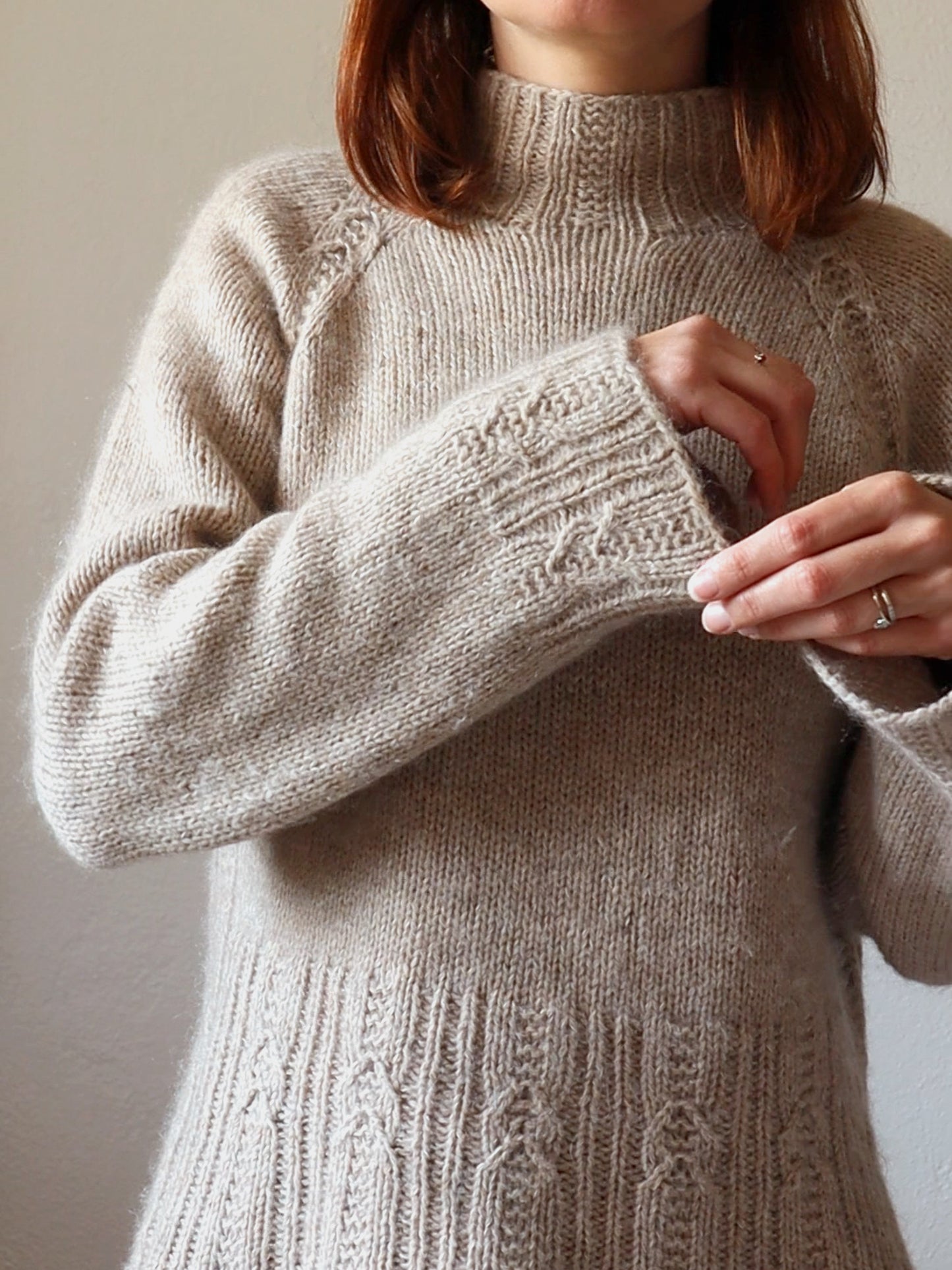 WOVEN ARCHES SWEATER - Kat and Stitches