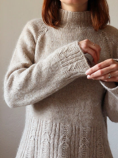 WOVEN ARCHES SWEATER - Kat and Stitches