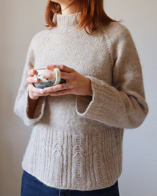 WOVEN ARCHES SWEATER - Kat and Stitches