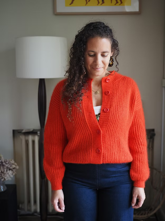 GILET MARINE - Atelier Emilie