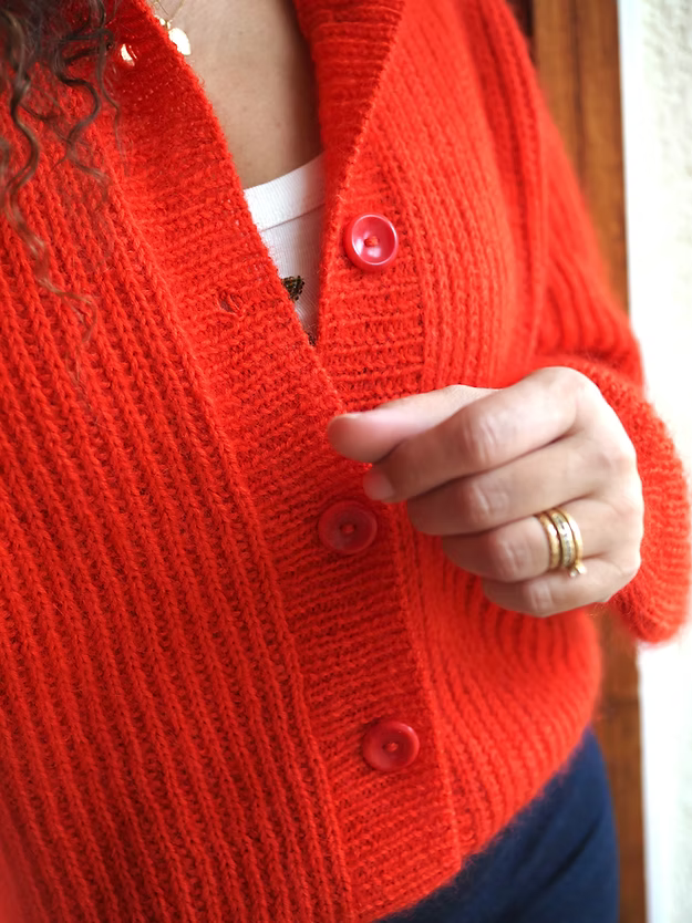 GILET MARINE - Atelier Emilie