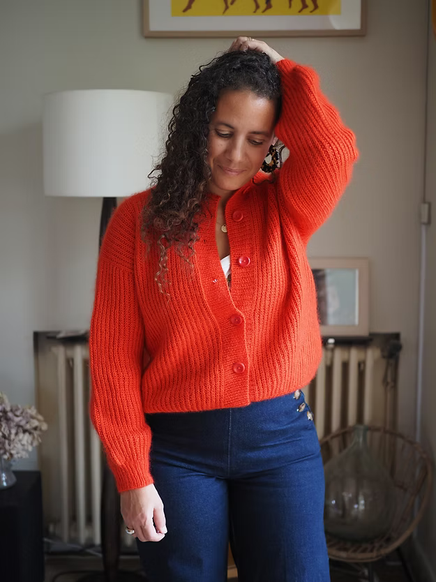 GILET MARINE - Atelier Emilie