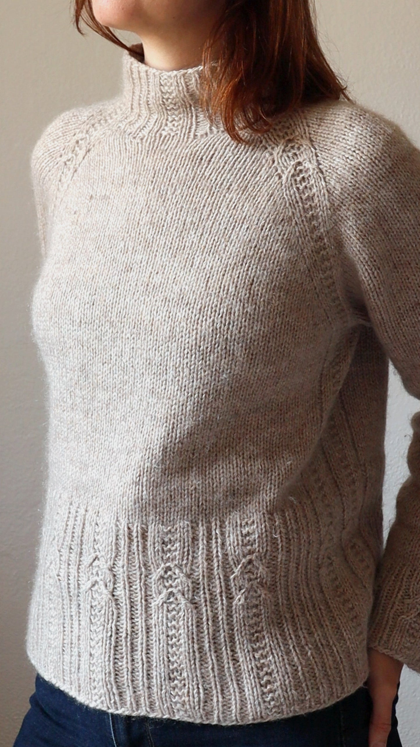 WOVEN ARCHES SWEATER - Kat and Stitches