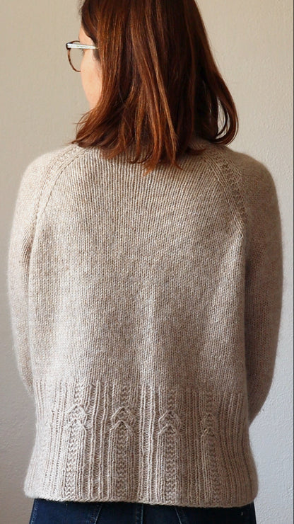 WOVEN ARCHES SWEATER - Kat and Stitches