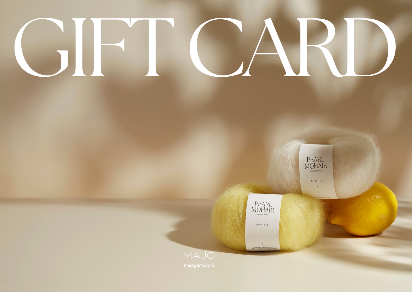 MAJO GARN E-Carte Cadeau